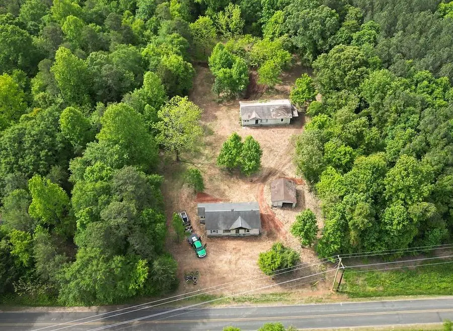 Aerial view of a rural property cleared by Land Pros Land Management