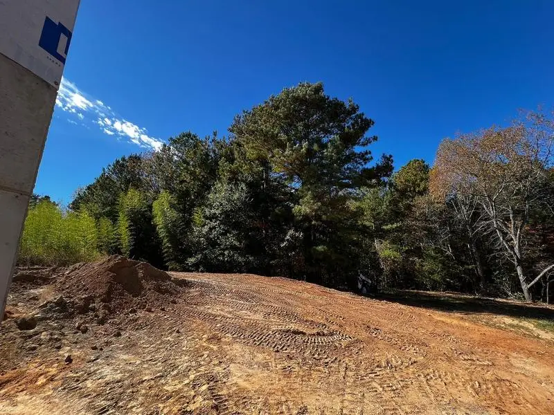 Graded pad ready for construction