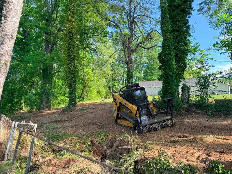 Forestry Mulching by Land Pros Land Management in western North Carolina